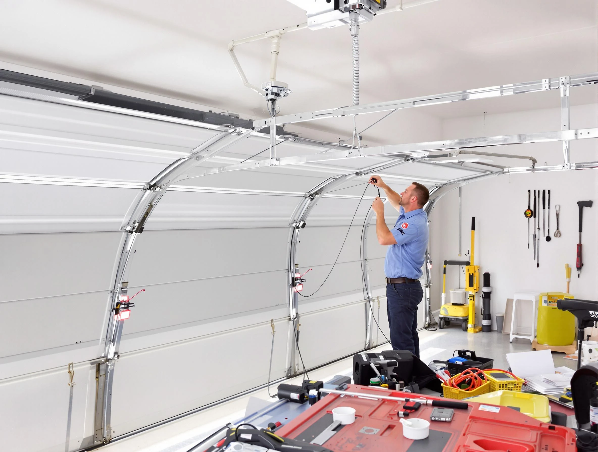 Garage door cable repair service by Ridgewood Garage Door Repair in Ridgewood