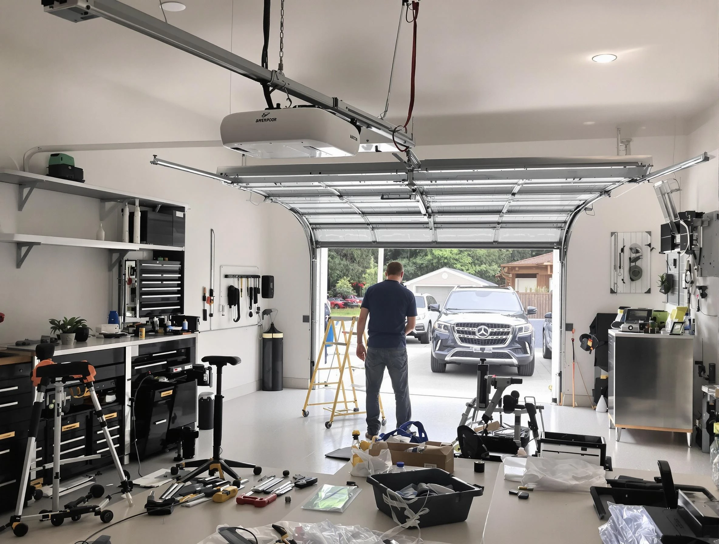 Garage door opener installation by Ridgewood Garage Door Repair in Ridgewood