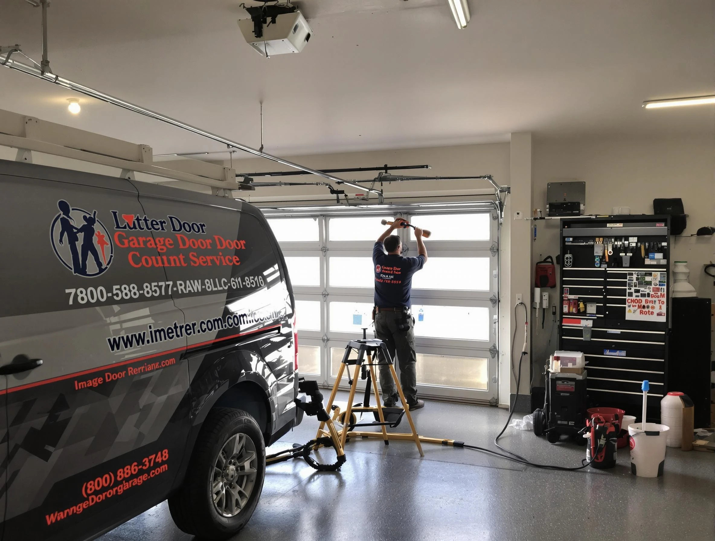 Ridgewood Garage Door Repair rapid response team performing same-day repair in Ridgewood
